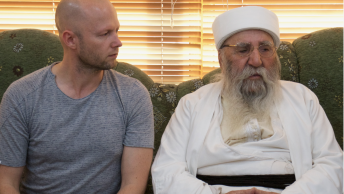 Sean Kjetil Nordbo with Baba Sheikh